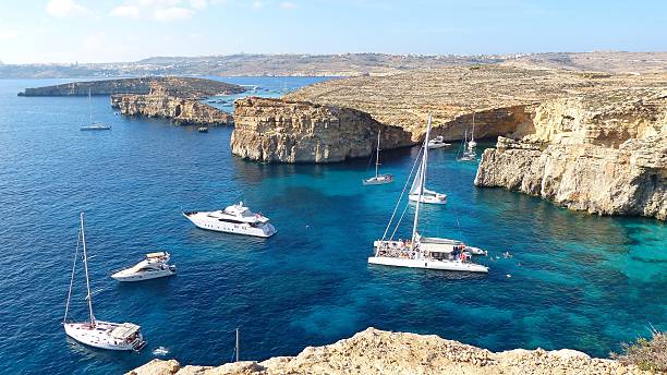 istock The Crystal Lagoon on Comino island in Malta. 544560108
