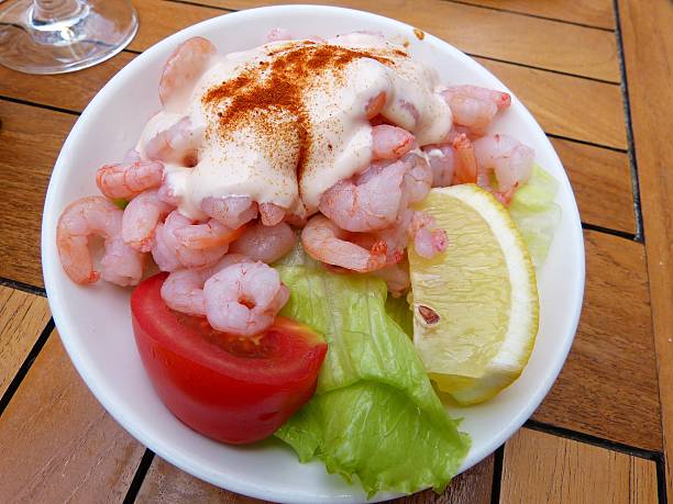 istock Shrimp cocktail at a restaurantin St Julians, Malta. 544561158