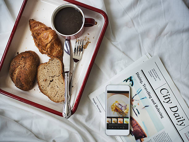 istock Dining Traveling Relaxing Bread Coffee Connect Concept 544565382