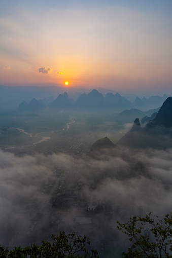 Guilin landscape,China