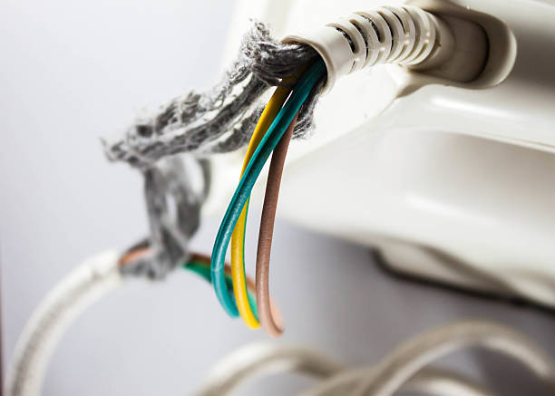close up wiring defective  form the iron burns overload