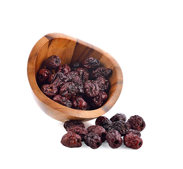 istock Dried red date or Chinese jujube on white background 544573490
