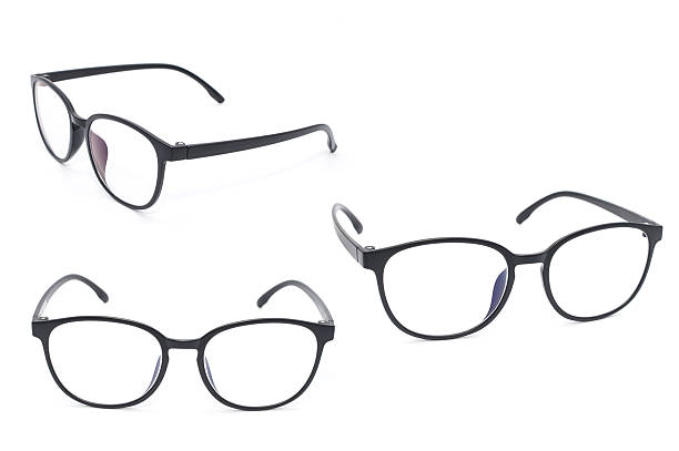 istock Black Eye Glasses Isolated on White 544576862