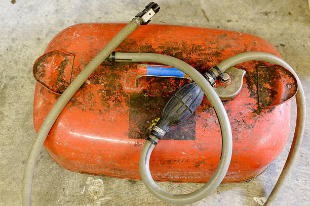 istock gasoline tank for motor boat 544585638