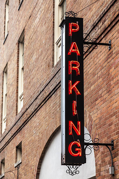 istock Parking sign in the city 544585900