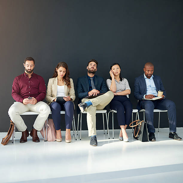 istock Waiting patiently for their turn with the interviewer 544588466