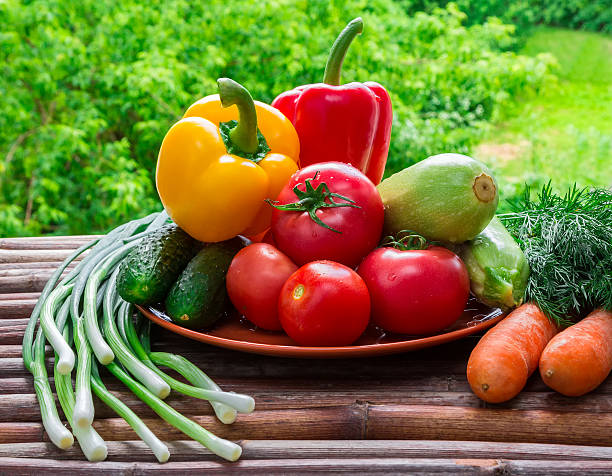 istock Healthy food from village 544589442