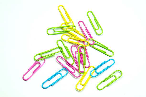 istock Colorful paper clip 544589828