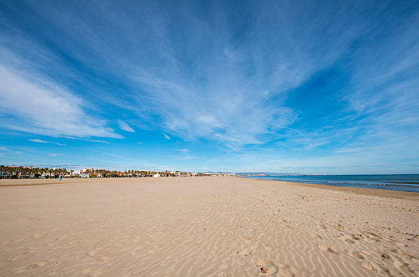 istock Scenic view of beach against sky 544593164