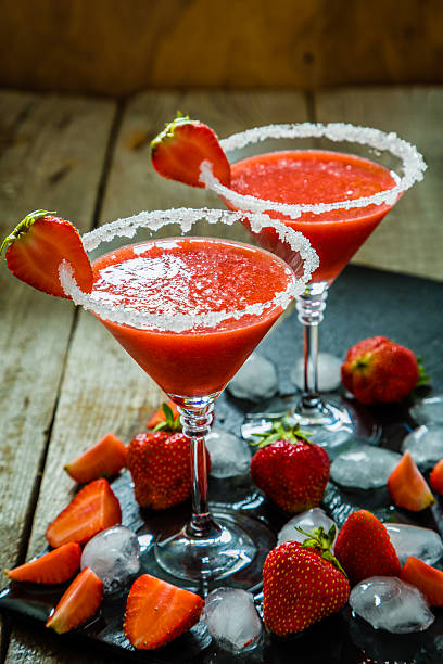 istock Strawberry margaritas and ingredients 544593860
