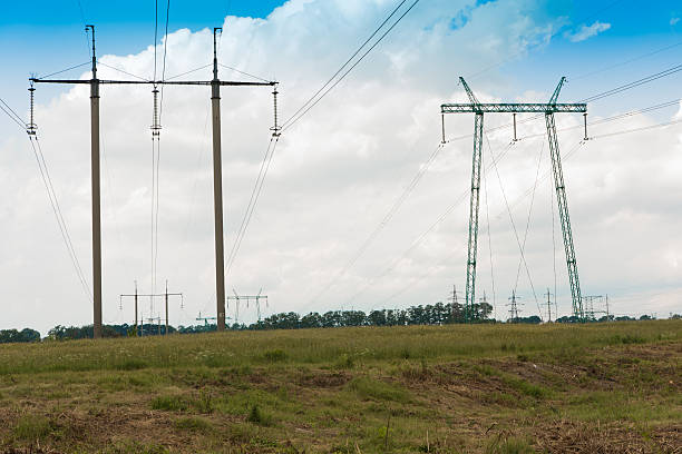 istock power line poles in the field 544598794