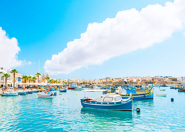 istock Marsaxlokk Harbor, Malta 544599306