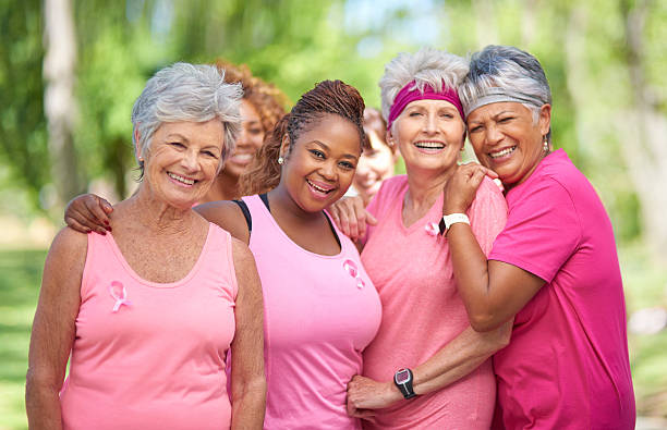 istock Supporting each other in the race against breast cancer 544600412
