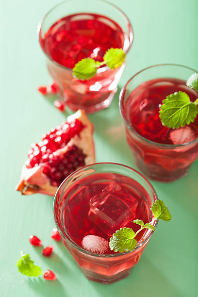 istock summer pomegranate drink with melissa 544600886