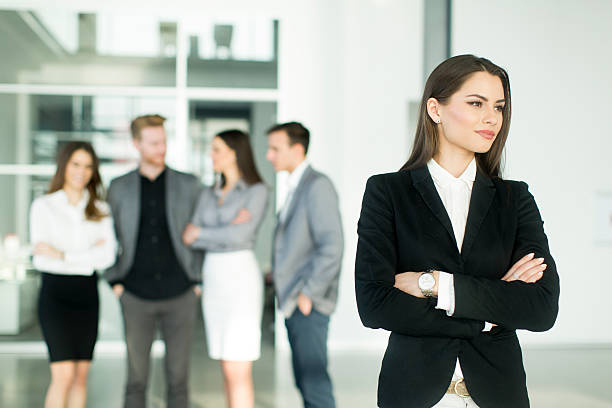 istock Modern young business people in the office 544651062