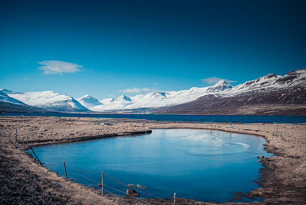 istock Iceland seaview and shore with mountains 544653332