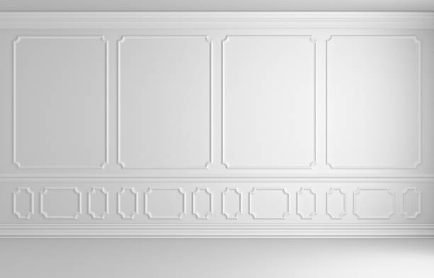 istock White wall in classic style colorless empty room 544653542