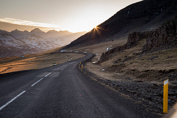istock Iceland mountains street 544653710