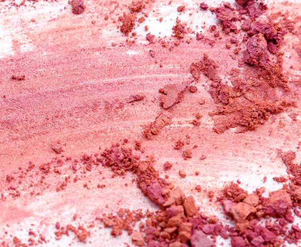 istock pink eyeshadow crushed on white close up for background 544664750
