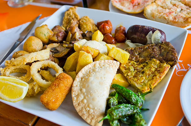 istock Variety of spanish tapas 544666096