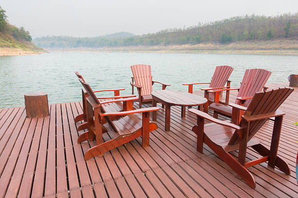 istock Wooden hotel lounge 544668008