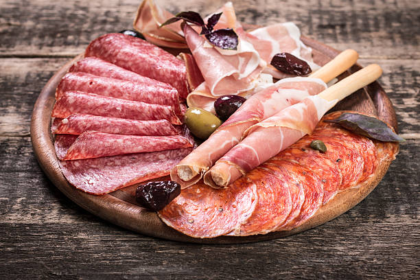 istock Traditional spanish tapas or italian antipasti 544670584