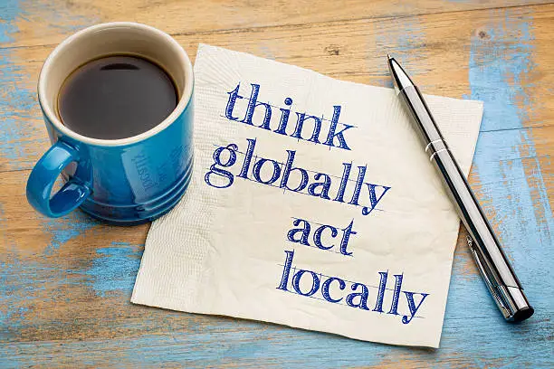 Photo of Think globally, act locally