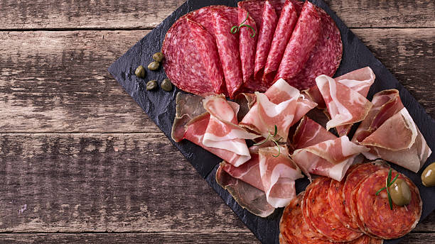 istock Traditional spanish tapas or italian antipasti 544670888