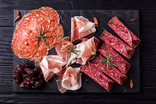 istock Traditional spanish tapas or italian antipasti 544671036
