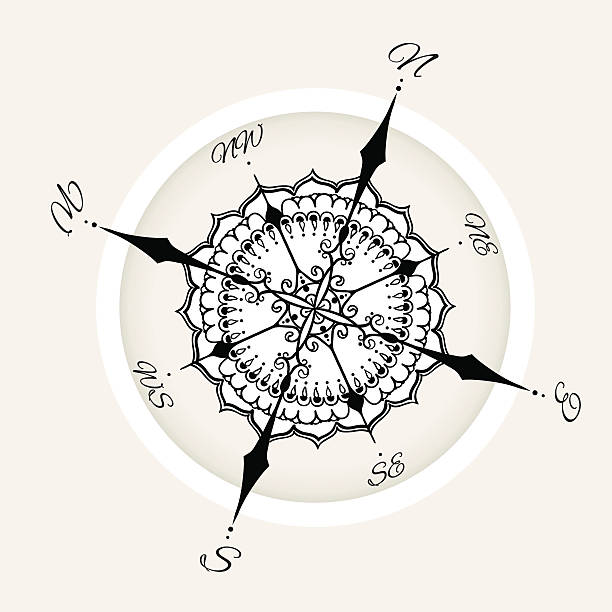 Ornate Compass Rose 220+ Ornate Compass Rose Stock Illustrations, Royalty-Free Vector ...