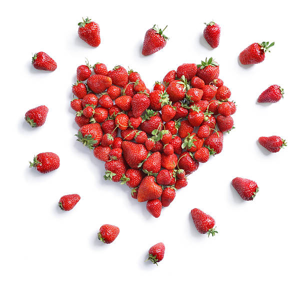 istock Heart symbol from strawberry 544675030