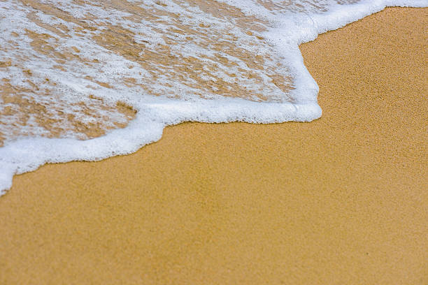 istock Beautiful sea summer abstract background - Golden sand beach with 544675720