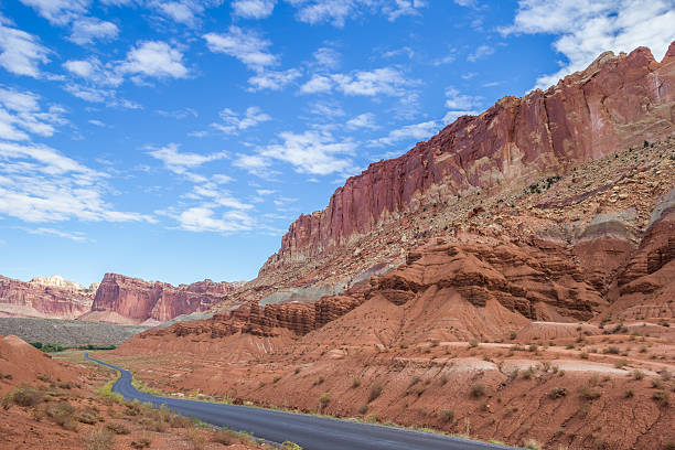 istock Road through Capitol Reef National Park, Utah 544675794