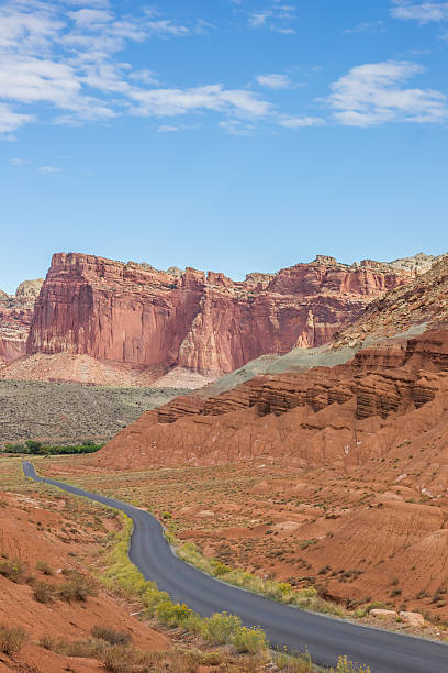 istock Road through Capitol Reef National Park, Utah 544675868