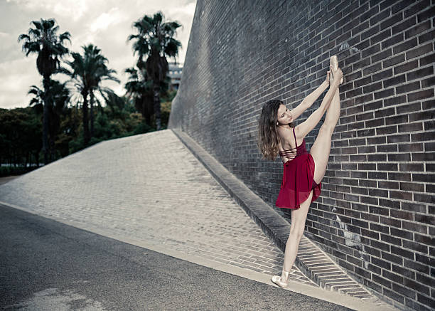 istock Ballerina performance in the city 544676112