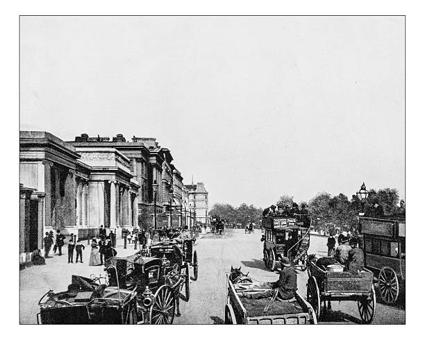 istock Antique photograph of Hyde Park corner (London, England)-19th century 544676380