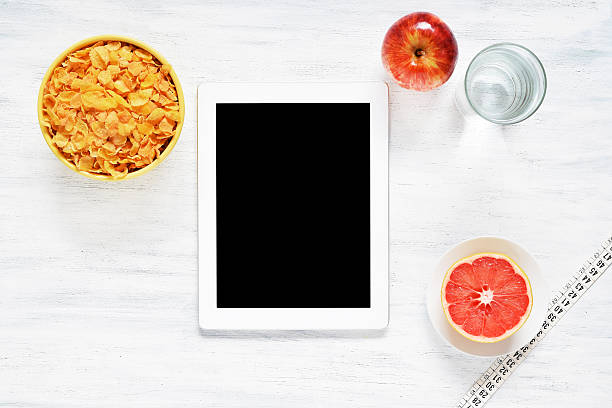 istock Top view of healthy breakfast concept 544677044