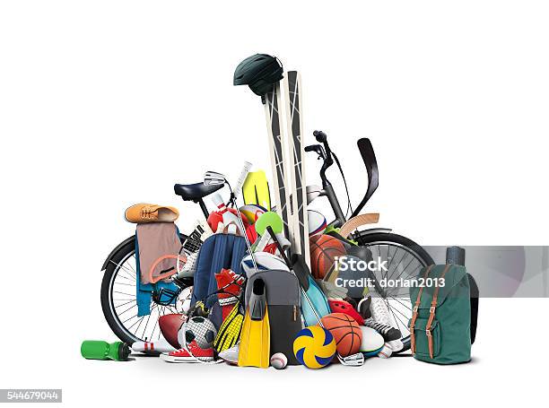 Sports Equipment Stock Photo - Download Image Now - Sport, Equipment, Hobbies