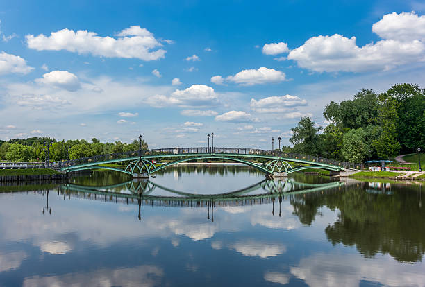 istock Iron bridge in the Tsaritsyno park in Moscow - 4 544679224