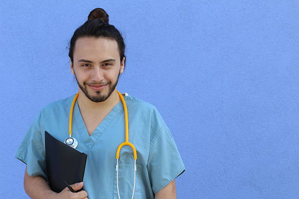 istock Confident healthcare professional with copy space 544679672
