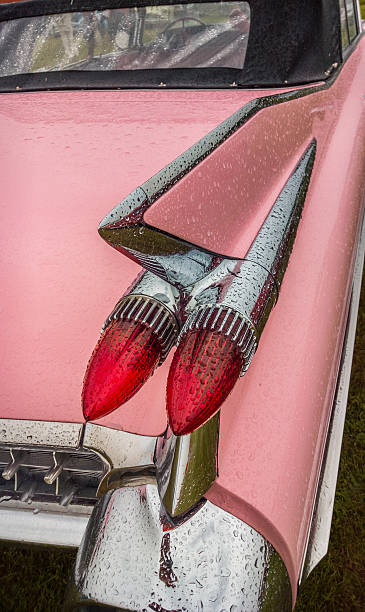 istock Rear of a Classic american car 544681532