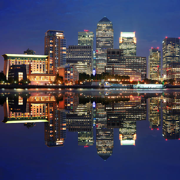 istock London Canary Wharf at night 544682112