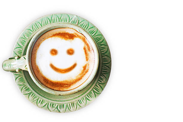 istock Smile of latte coffeeilk 544682638