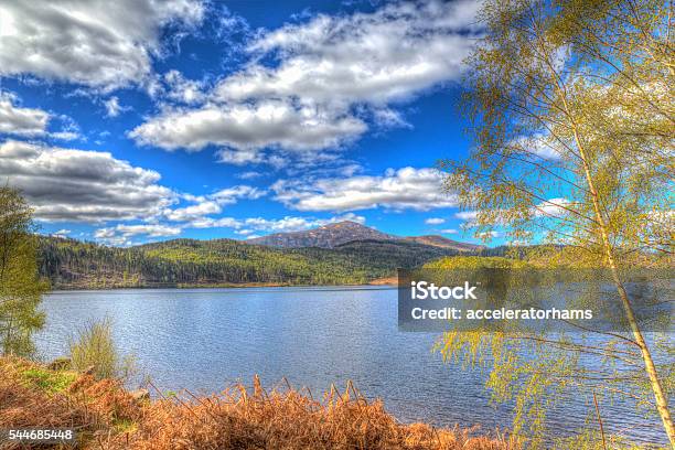 Scottish Loch Garry Scotland Uk In Colourful Hdr Stock Photo - Download Image Now - Creativity, Fort Augustus, Fort William
