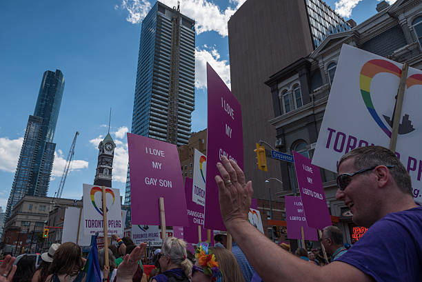 Toronto Pride Parade 2016 stock photo