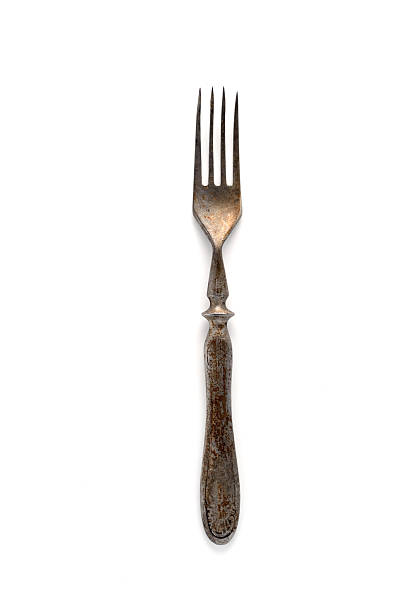 istock Vintage knife on a white background 544723038