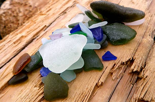 Sea Glass stock photo