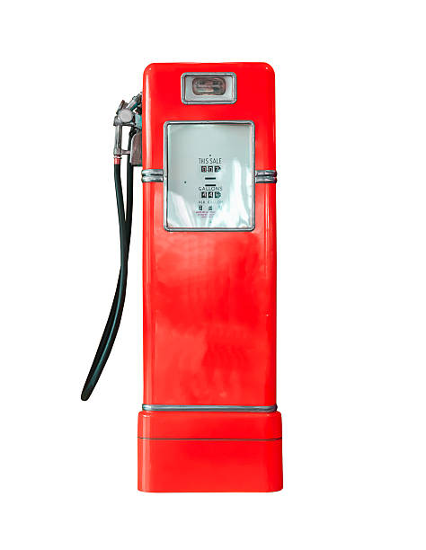 istock Vintage fuel pump on white background 544731976