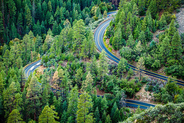 Highway Beautiful in the nature scenery