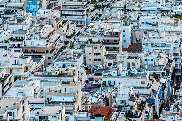 istock Athens, Greece Cityscape and Building Rooftops 544732672